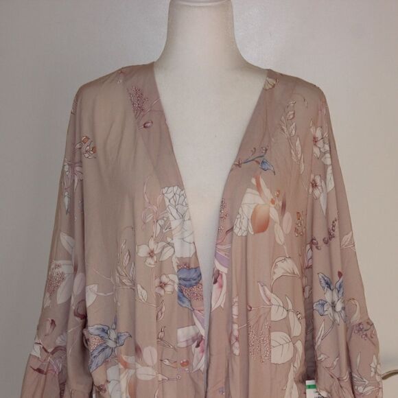 NWT Plum Pretty Sugar  Floral RObe Women Size XL - Picture 5 of 11